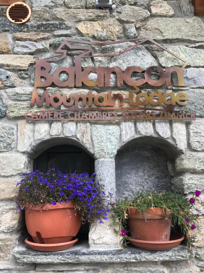 B&B Balancon Mountain Lodge Torgnon Eksteriør billede
